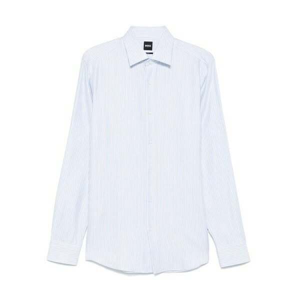 ボス メンズ シャツ トップス Striped shirt Blue|asty