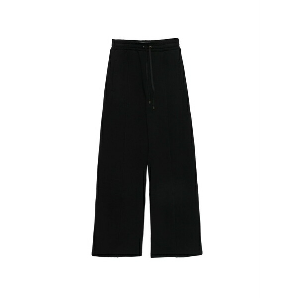 アイスバーグレタス レディース 心地好いズボン下 ボトムス Drawstring track pants Black