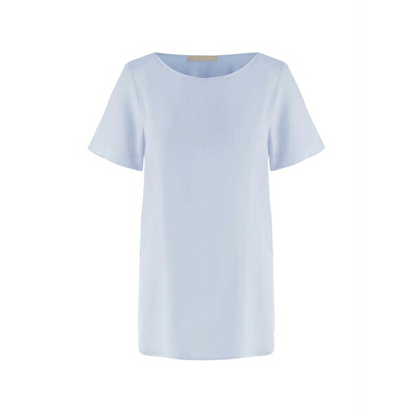 アリュード レディース Tシャツ トップス Short-sleeves round-neck t-shirt Blue|asty