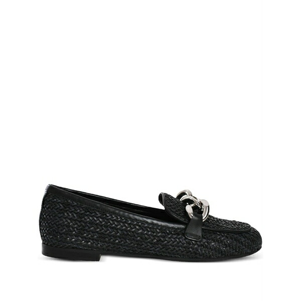 カサディ レディース スリッポン・ローファー シューズ Chain-link detail loafers Black