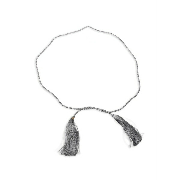 フォルテ フォルテ レディース ベルト アクセサリー Tassel belt Silver|asty