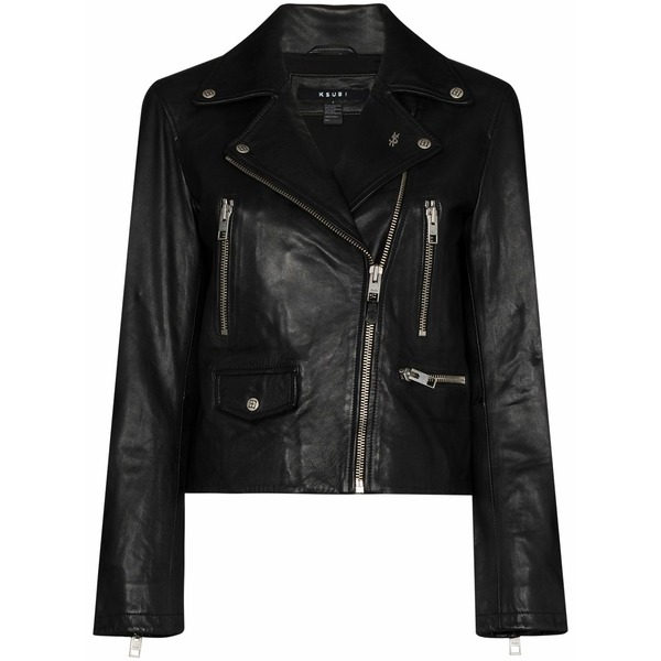 スビ レディース 上衣＆上衣 アウター Amplify biker jacket Black