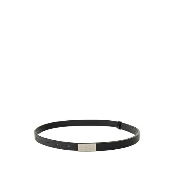 マルタンマルジェラ レディース 三尺帯 付属物 Mini numeric belt Black