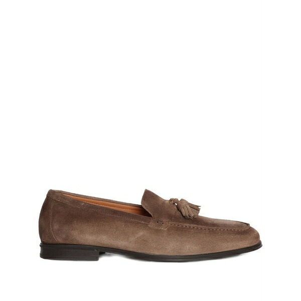 ドンカルズ メンズ スリッポン・ローファー シューズ Tassel suede loafers Brown