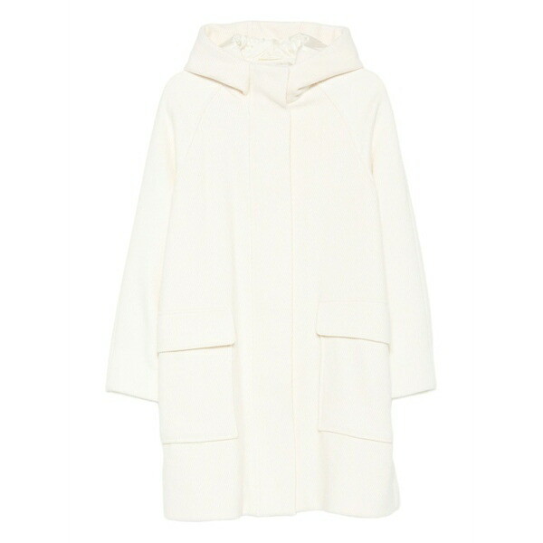 イレブンティ レディース 厚地の外套 アウター Hooded patch-pocket coat Neutrals