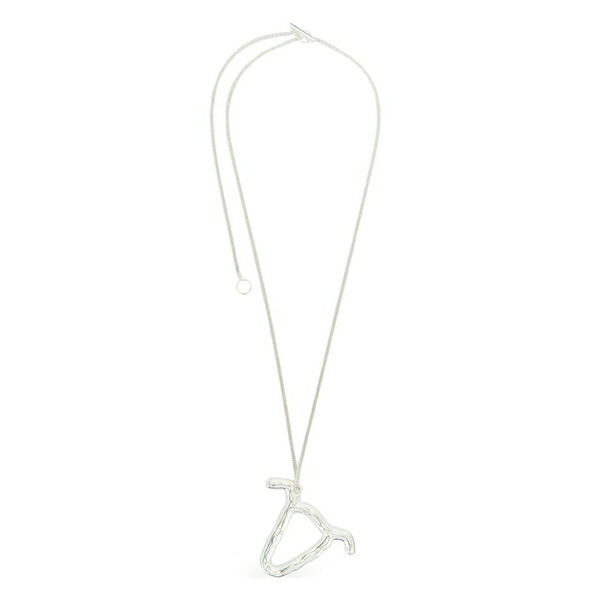 ジル・サンダー メンズ 首飾り・チョー鉄道車両 佩び物 Zodiac-pendant silver necklace Silver