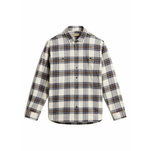 ウール リッチ メンズ シャツ トップス Check-pattern flannel shirt Neutrals|asty