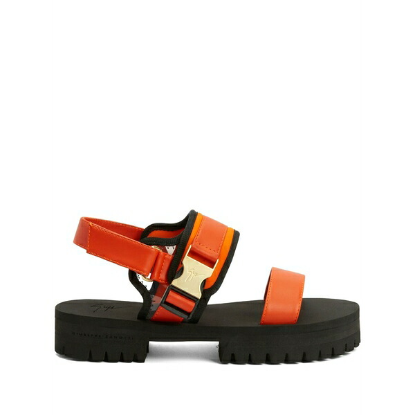 ジュゼッペザノッティ メンズ サンダル シューズ Mederic buckled leather sandals Orange