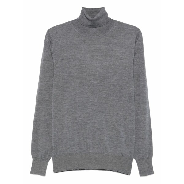 アスペジ メンズ ニット\u0026セーター アウター Turtleneck wool sweater Grey