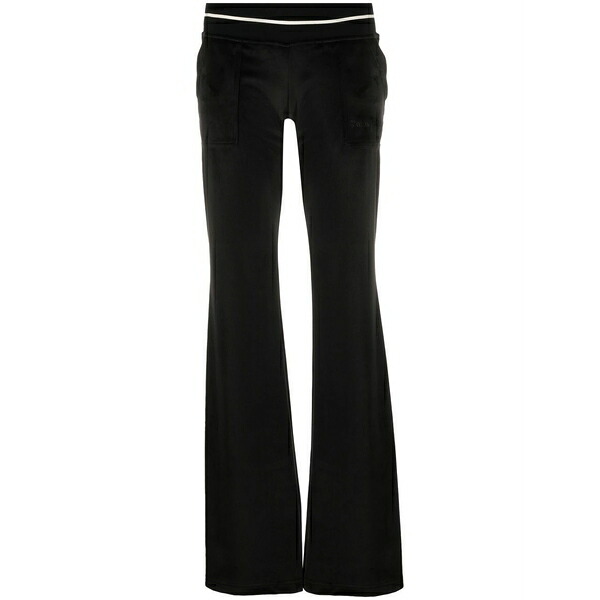 パーム・エンジェルス レディース カジュアルパンツ ボトムス Stripe-trim track pants Black
