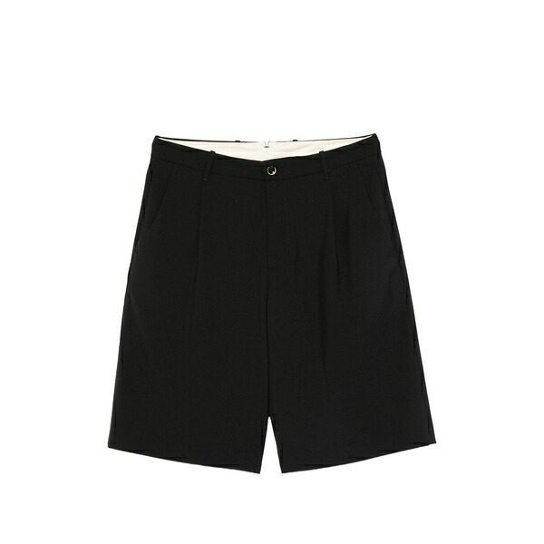 野球クラブ はたご屋 ザ 昼まえ メンズ 心地好いズボン下 ボトムス Odell tailored shorts Black