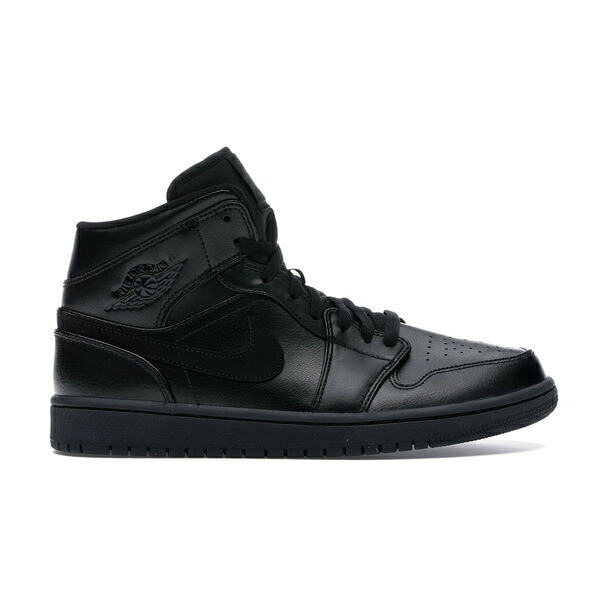 Jordan ジョーダン メンズ スニーカー 【Jordan 1 Mid Black】 サイズ US_9(27.0cm) Black Black Black|asty