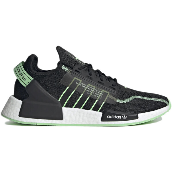 adidas アディダス メンズ スニーカー  【adidas NMD R1 V2 Black Glory Mint】  大いさ US_6(24.0珊) Core Black/Glory Mint/Cloud White スニーカー-メンズ靴