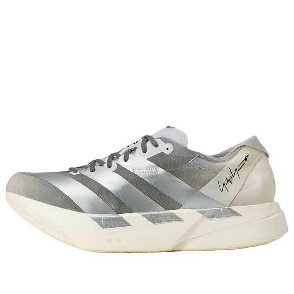 adidas アディダス メンズ スニーカー 【adidas Y-3 Adios Pro 4 'Chalk White Silver Metallic Grey' KZ9045】 サイズ US_9.5(27.5cm)|asty