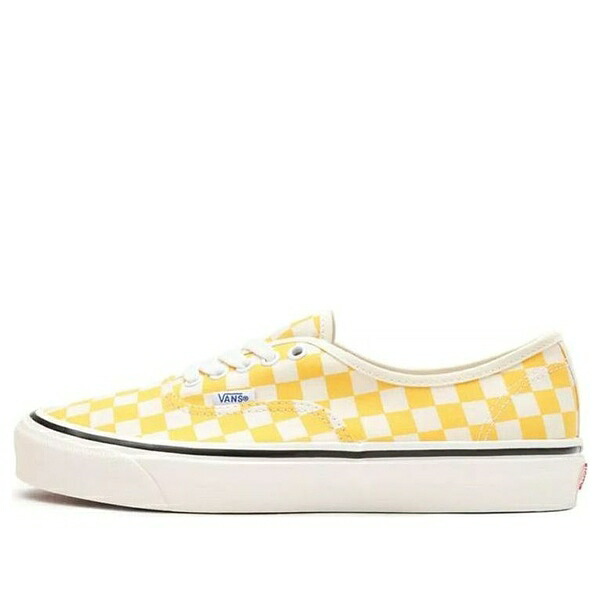 Vans バンズ メンズ スニーカー  【Vans Authentic 44 DX \u0027Anaheim Factory - Yellow Checker\u0027 VN0A54F241P】  大きさ US_12(30.0糎)