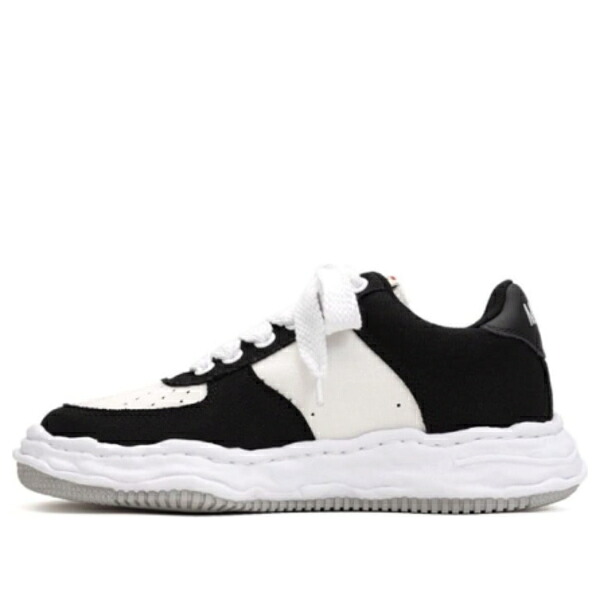 Maison MIHARA YASUHIRO ミハラヤスヒロ メンズ スニーカー  【Maison MIHARA YASUHIRO Wayne OG Sole Canvas Low \u0027Black White\u0027 A10FW720-BLKWHT】  大きさ US_11(29.0糎)