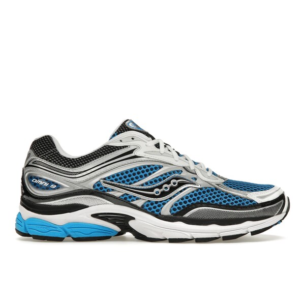 Saucony サッカニー メンズ スニーカー 【Saucony ProGrid Omni 9 OG Royal Silver】 サイズ US_10.5(28.5cm) Royal/Silver|asty
