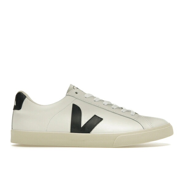 Veja ヴェジャ メンズ スニーカー 【Veja Esplar Leather White Black】 サイズ EU_47(32.0cm) White/Black|asty