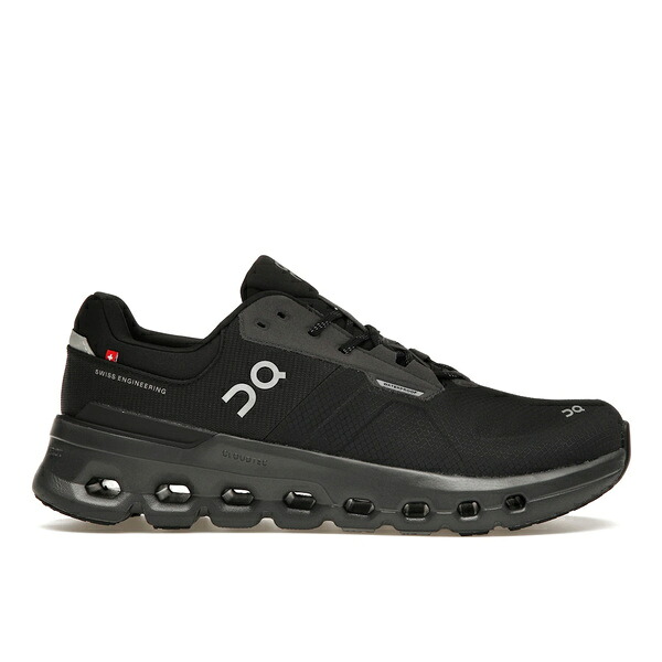 On オン メンズ スニーカー 【On Running Cloudrunner 2 Waterproof Magnet Black】 サイズ US_12.5(30.5cm) Magnet/Black｜asty 49,680円