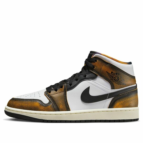 Jordan ジョーダン メンズ スニーカー  【Air Jordan 1 Mid SE \u0027Wear-Away - Taxi\u0027 DQ8417-071】  大きさ US_M_14