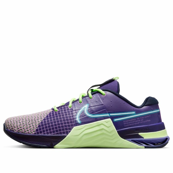 Nike ナイキ メンズ スニーカー  【Nike Metcon 8 AMP \u0027Deep Purple Barely Volt\u0027 DV1206-500】  大きさ US_11.5(29.5糎)