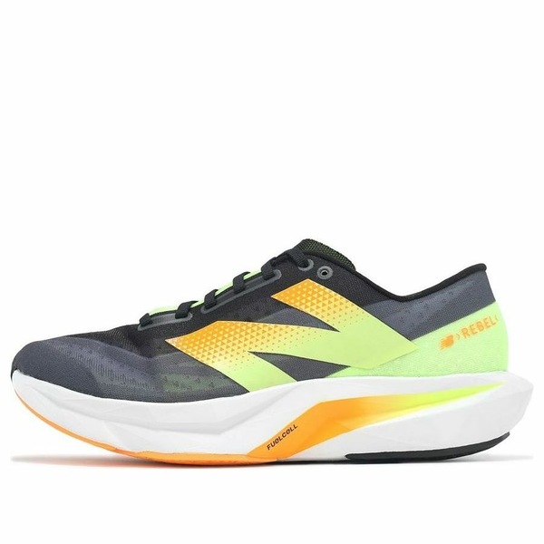 New Balance ニュー平衡にする メンズ スニーカー  【New Balance Fuelcell Rebel v4 \u0027Black Yellow\u0027 MFCXCB4】  大いさ US_10(28.0糎) メンズ靴-靴