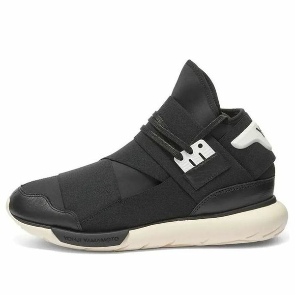 adidas アディダス メンズ スニーカー 【adidas Y-3 Qasa High 'Black White' B35673】 サイズ US_6.5(24.5cm)｜asty
