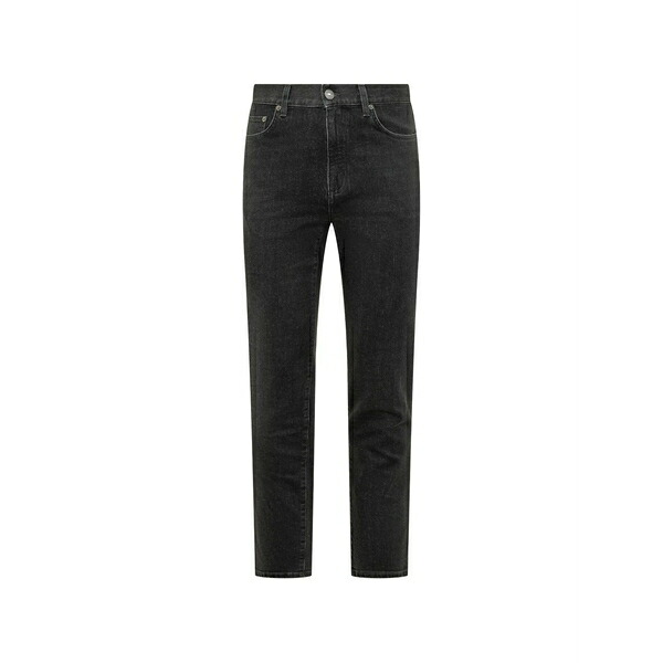 ゼニア メンズ デニムパンツ ボトムス Cotton trousers Black｜asty