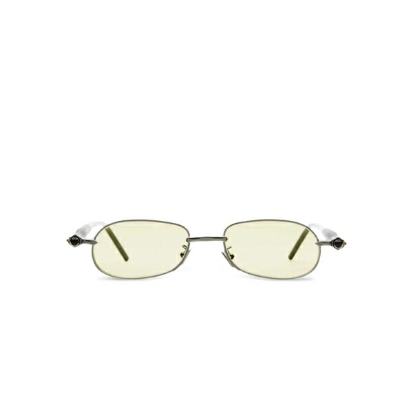クボラウム メンズ サングラス・アイウェア 添え物 Oval-frame sunglasses Silver