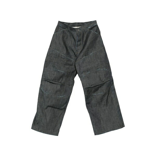 ジースター メンズ ジーンズズボン下 ボトムス Stitched-embellishment jeans Blue
