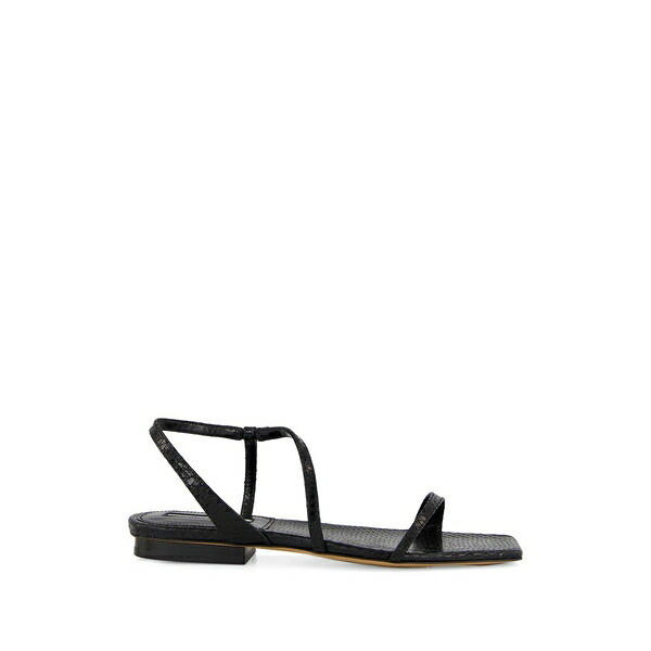 エマパーソンズ レディース サンダル シューズ Delice snake-embossed sandals Black