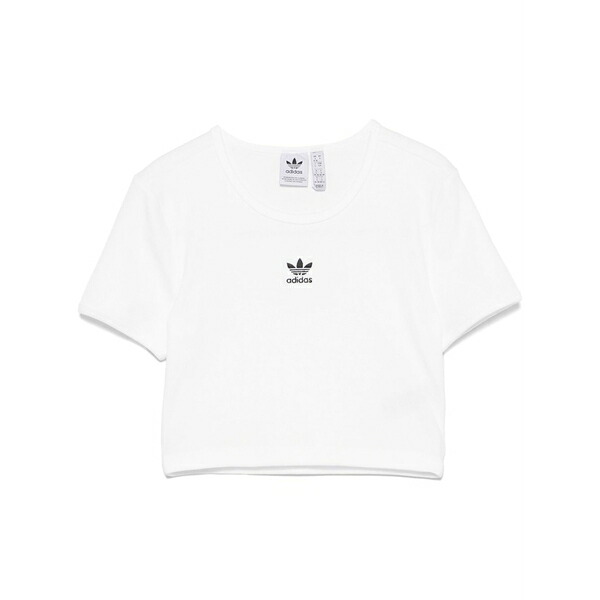 アディダス レディース Tシャツ トップス Essentials t-shirt White｜asty