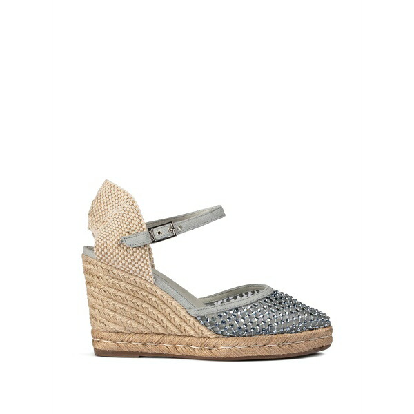 ル シラ レディース サンダル シューズ Gilda heeled espadrilles Grey