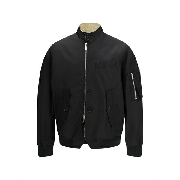 ディースクエアード メンズ 上衣＆上衣 アウター Heritage zip pockets bomber jacket Black