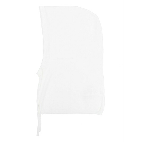 パロッシュ レディース かぶり笠 付属品 Drawstring balaclava White
