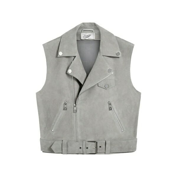 ペンス レディース 上衣＆上衣 アウター Belt zip waistcoat Grey