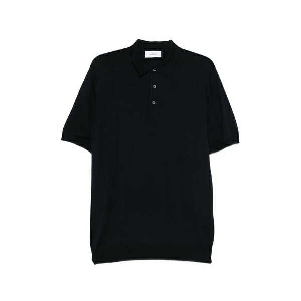 ラルディーニ メンズ スポーツシャツ トップス Button polo shirt Blue