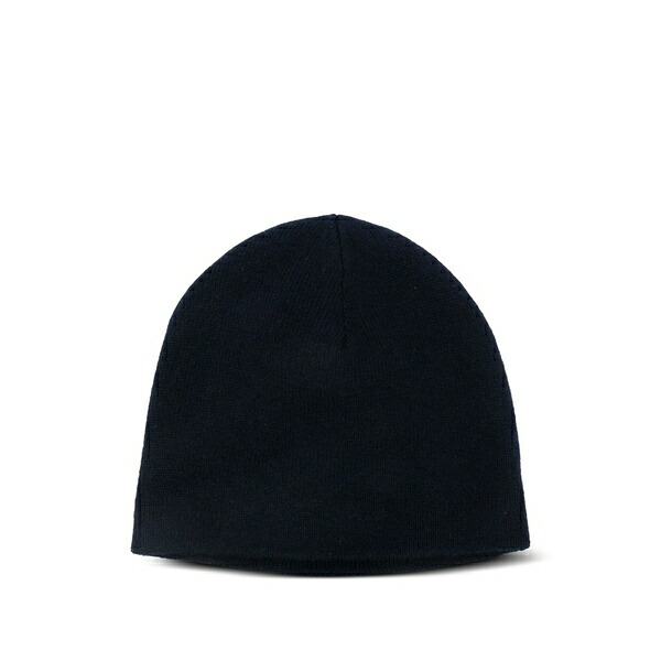 アスペジ メンズ かぶり笠 佩び物 Wool blend beanie hat Blue
