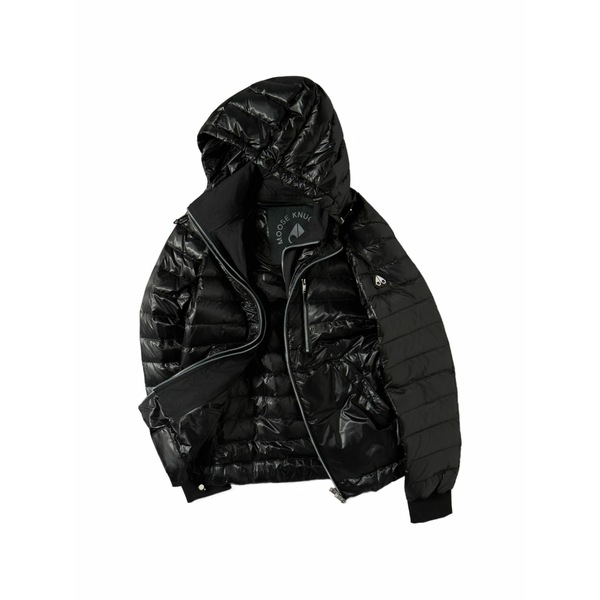 ムースナックルズ メンズ 上衣＆上衣 アウター Cloud walker air down jacket Black