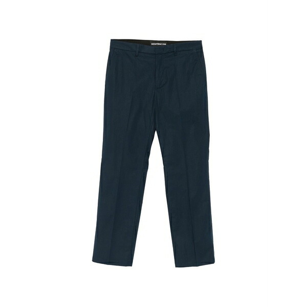 デパートメントファイブ メンズ 心地好いズボン下 ボトムス Warren logo-patch trousers Blue