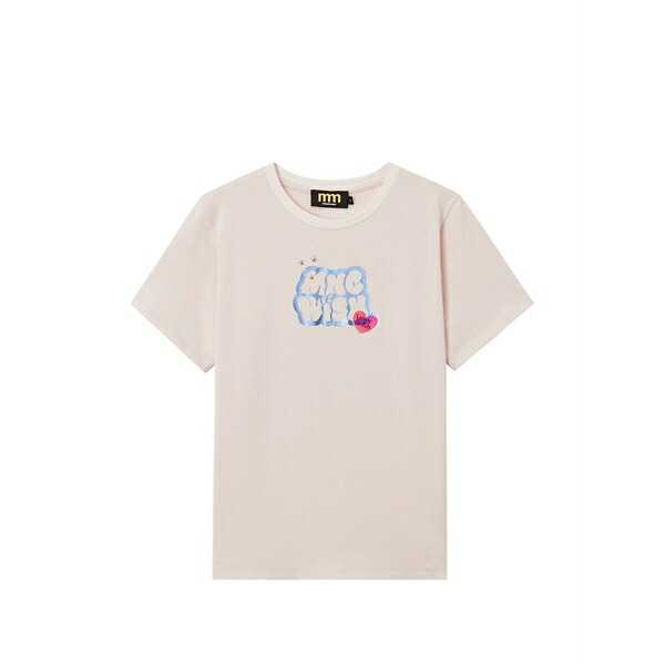 ミニ皮膚軟化剤 レディース プルオーバー トップス Graphic-print t-shirt Pink