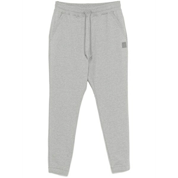 シーピーカンパニー メンズ 心地好いズボン下 ボトムス Fleece logo sweatpants Grey