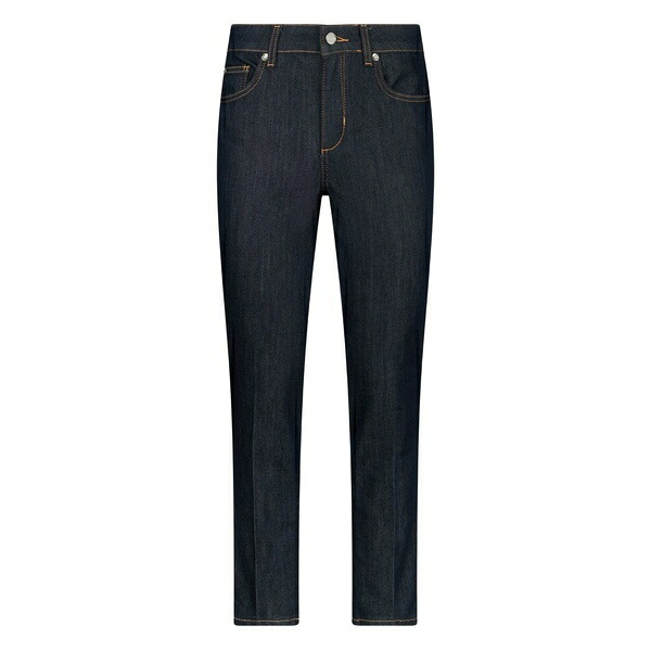 リュージョー レディース ジーンズズボン下 ボトムス Cropped skinny jeans Blue