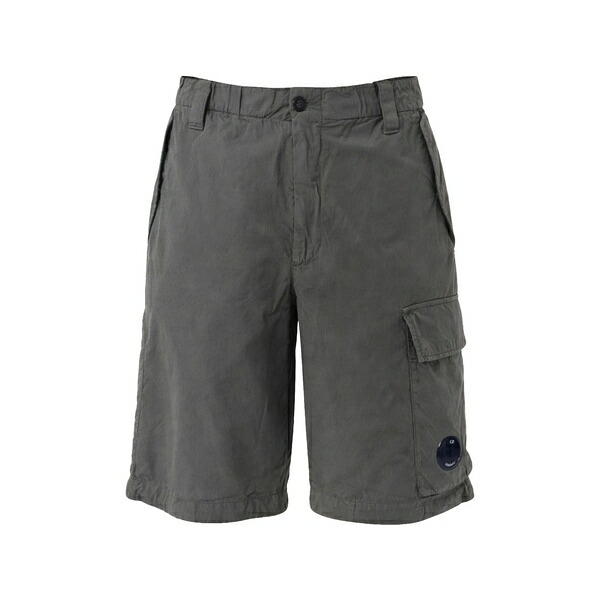 シーピーカンパニー メンズ 心地好いズボン下 ボトムス Cotton ripstop cargo shorts Grey