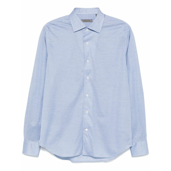 コルネリアーニ メンズ プルオーバー トップス Piqu￡ shirt Blue