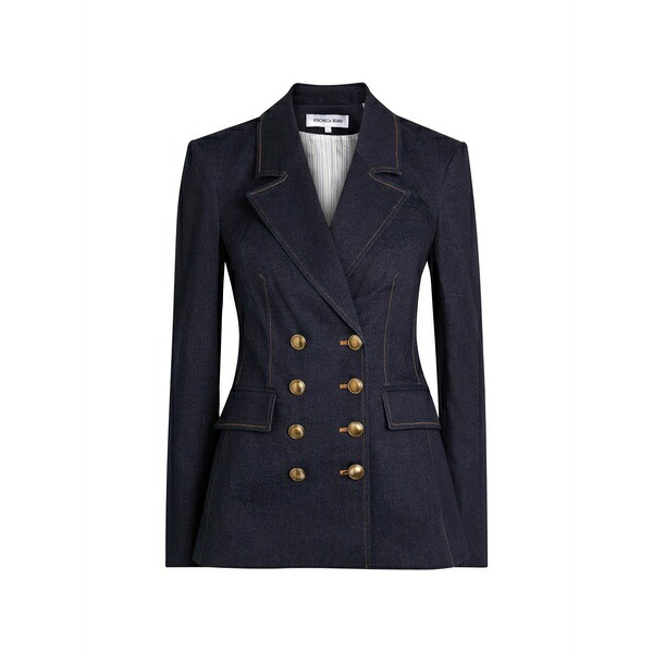 ヴェロニカ ベアード レディース 上衣＆上衣 アウター Double-breasted blazer Blue