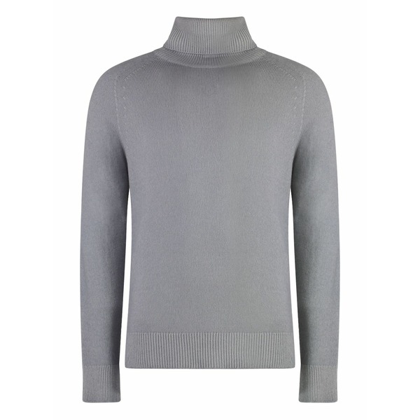 マロ メンズ 編み物\u0026ティーシャツ アウター Roll-neck sweater Grey