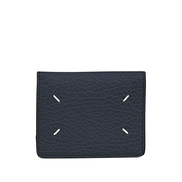 マルタンマルジェラ メンズ 銭入れ 添え物 Snap-button keyring cardholder Blue