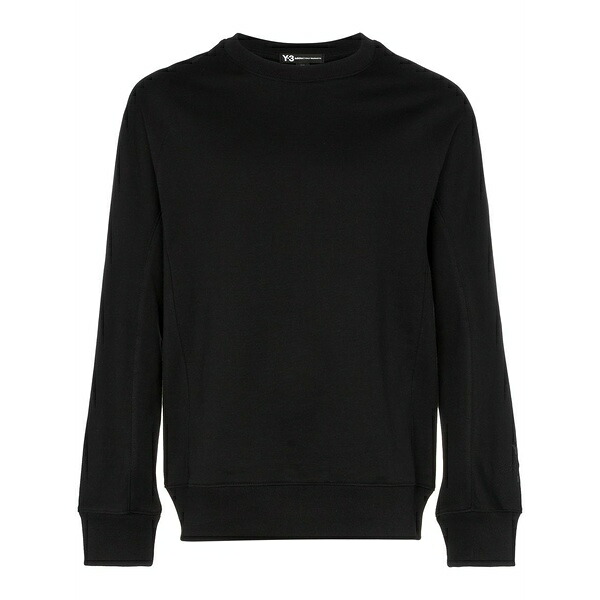 ワイスロバート・エドワード・リー メンズ パーカー・スウェットシャツ アウター Crew neck cotton sweatshirt Black