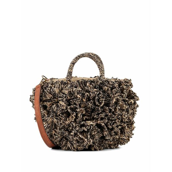 アイビリーブ レディース ショルダーバッグ 御徒面子 Coral tote bag Black
